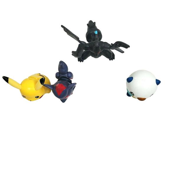 Lot 4 Pokemon Pikachu, Zorua, Zekrom, Oshawott Figure Nintendo McDonalds 2011 - Picture 4 of 10